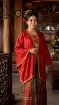 Baju Bodo: AI Indonesian Traditional Fashion example