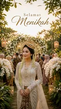 Sundanese Garden Wedding: AI Indonesian Weddings example