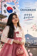 Korea Liberation Day Wish: AI Korea Liberation Day example