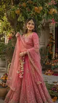 Radha Rani Look: AI Krishna Janmashtami example
