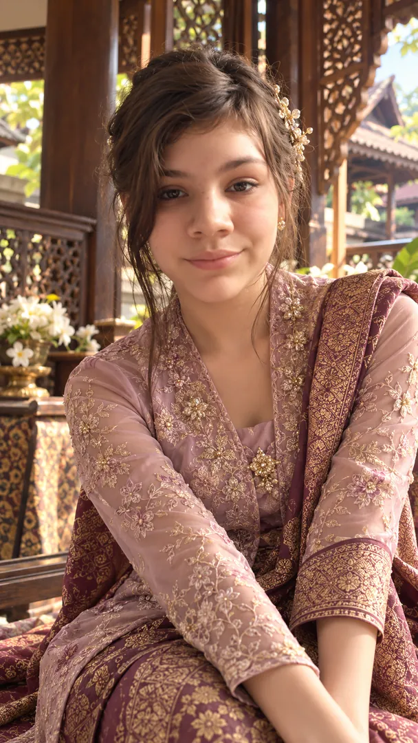 Malaysian Traditional Attire: AI Malaysia photo effect example 2