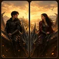 Mythic Lovers: AI Matching Wallpapers example