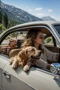Pet Road Trip: AI Me & My Pet example