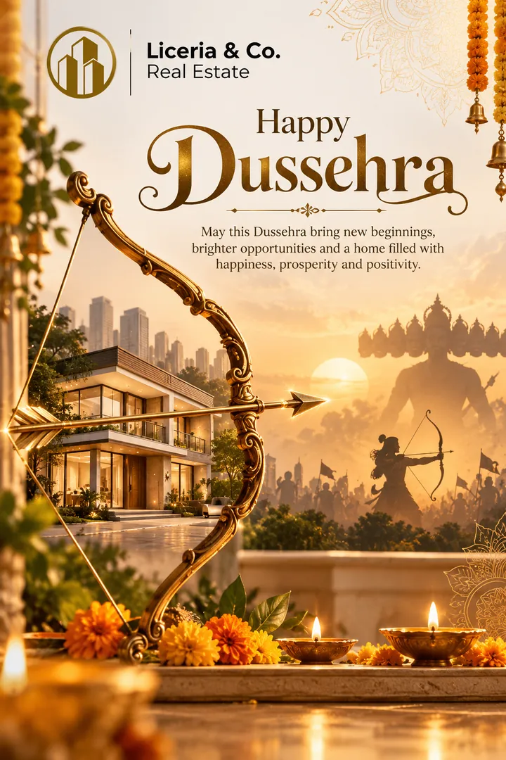 Dussehra Business Greeting: AI Dussehra photo effect example 2