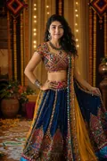 Chaniya Choli Portrait: AI Navratri example