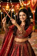 Dandiya Night: AI Navratri example