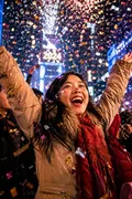 Confetti Countdown: AI New Year's Eve example