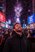 New Year's Eve in New York: AI New Year's Eve example