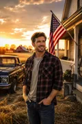 Heartland Americana: AI Patriotic USA example