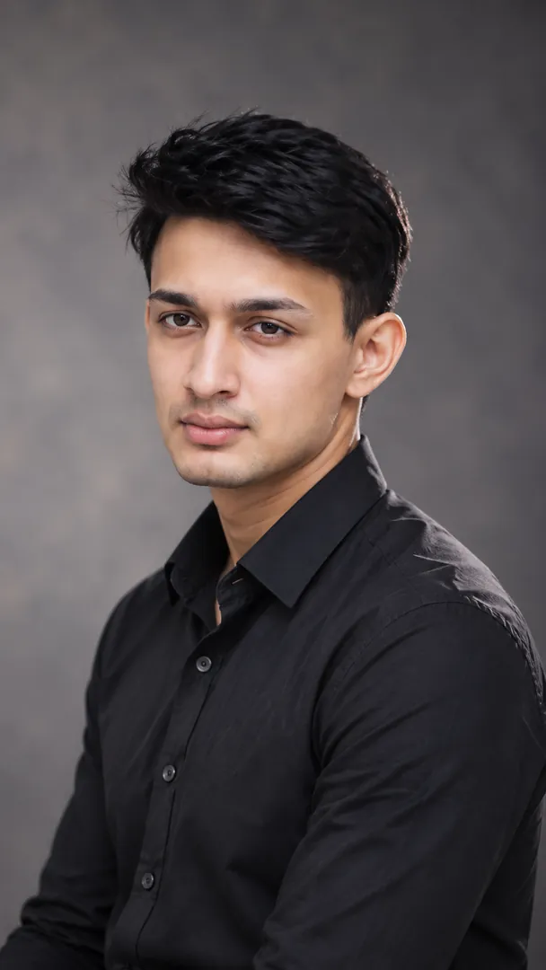 Studio Grey Headshot: AI Professional Headshot photo effect example 2