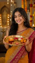 Rakhi Thali Portrait: AI Raksha Bandhan example