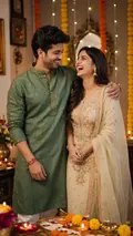 Sibling Bond Portrait: AI Raksha Bandhan example