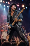 1980s Rock & Roll: AI Retro & Vintage Decades example