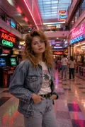 Retro Shopping Mall: AI Retro & Vintage Decades example
