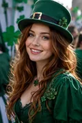 Lucky Portrait: AI St. Patrick's Day example