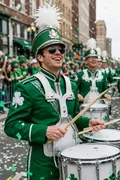 Marching Band Celebration: AI St. Patrick's Day example