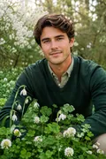 Spring Shamrock Portrait: AI St. Patrick's Day example