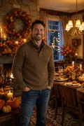 Cozy Thanksgiving Home: AI Thanksgiving example