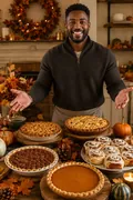 Thanksgiving Dessert Table: AI Thanksgiving example