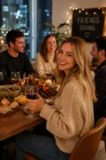 Friendsgiving: AI Thanksgiving example