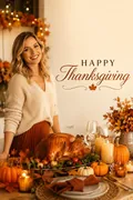 Thanksgiving Greeting: AI Thanksgiving example