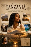 Polaroid Memories: AI Travel Poster Art & Vintage Prints example