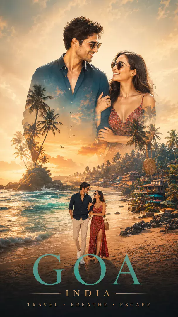 Tropical Beach AI photo example 2
