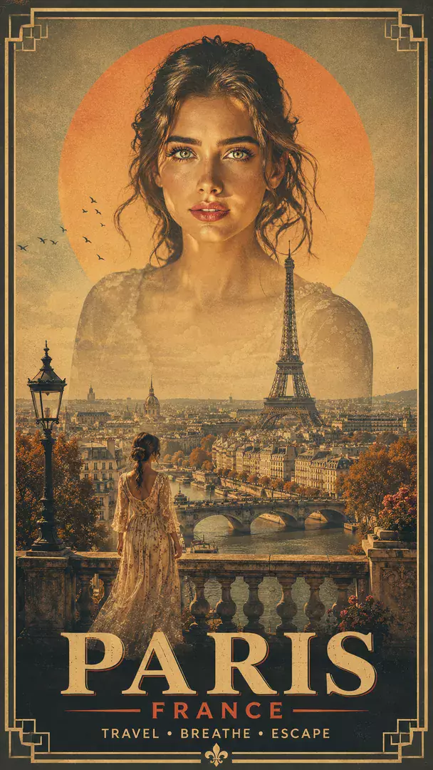 Vintage Poster — AI photo example