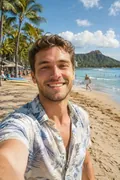 Honolulu Paradise: AI World Cities & Landmarks example