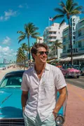 Miami Beach: AI World Cities & Landmarks example