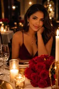 Candlelight Dinner: AI Valentine's Day example