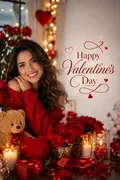 Valentine's Day Greeting: AI Valentine's Day example