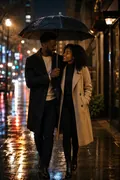 Rainy Day Romance: AI Valentine's Day example