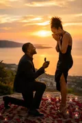 Sunset Proposal: AI Valentine's Day example