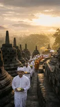 Waisak Dawn Procession: AI Waisak & Imlek Celebrations example