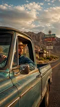 Cowboy Road Trip: AI Western Cowboy example