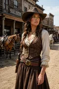 Western Town: AI Western Cowboy example